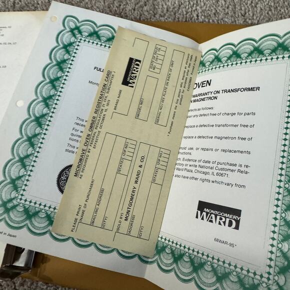 Vintage 1977 Montgomery Ward Adventures in Microwave Cooking Recipe Book Binder - Picture 13 of 16